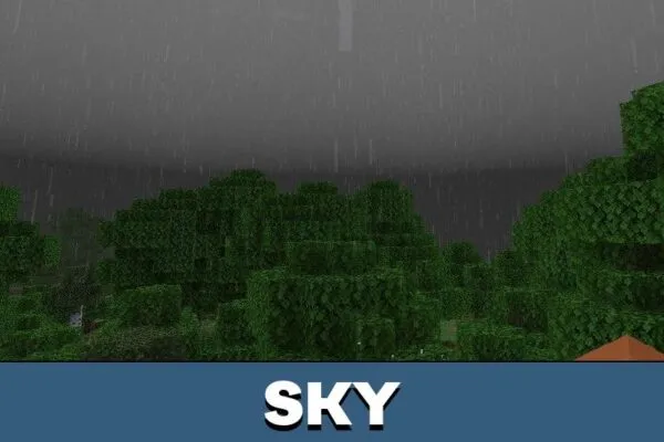 Sky from Extreme Weather Mod for Minecraft PE