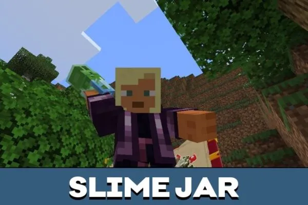 Slime Jar from Mob Weapons Mod for Minecraft PE