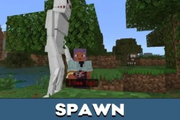 Spawn from Gore Wraith Dweller Mod for Minecraft PE