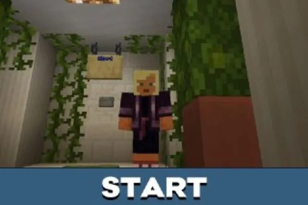 Start from Dont Touch Grass Map for Minecraft PE