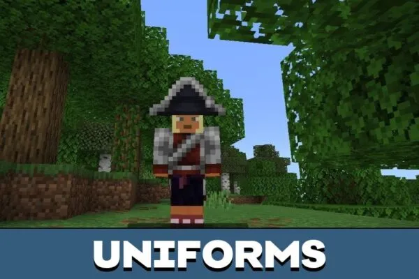 Uniforms from Napoleon Mod for Minecraft PE