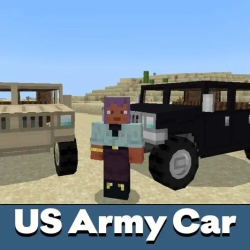 US Army Car Mod for Minecraft PE