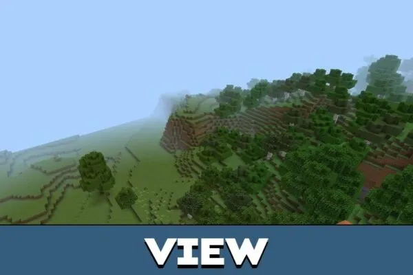 View from Farther Horizons Texture Pack for Minecraft PE