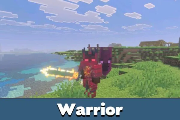 Warrior from Journey Mod for Minecraft Bedrock