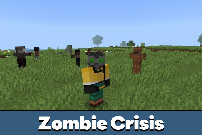 Download Zombie Crisis Mod for Minecraft Bedrock Edition