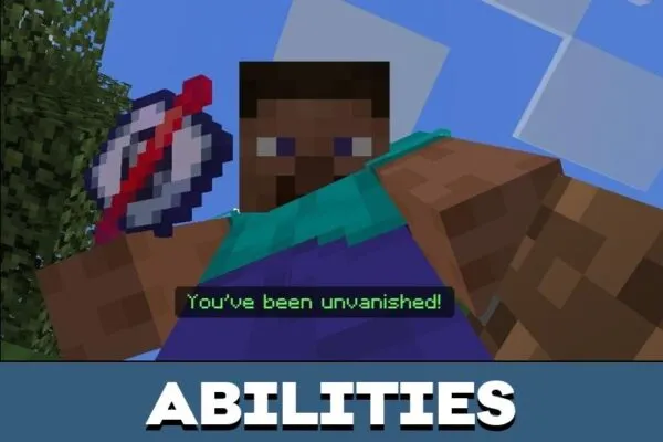 Abilities from Vanish Mod for Minecraft PE