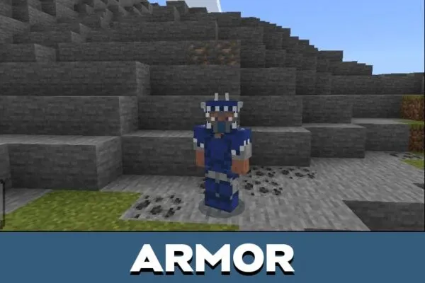 Armor from Frost and Flames Mod for Minecraft PE