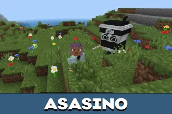 Asasino from Brainrot Mod for Minecraft PE