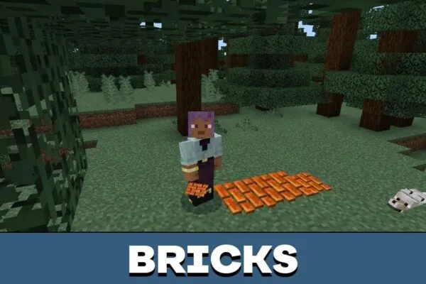 Bricks from Path Blocks Mod for Minecraft PE