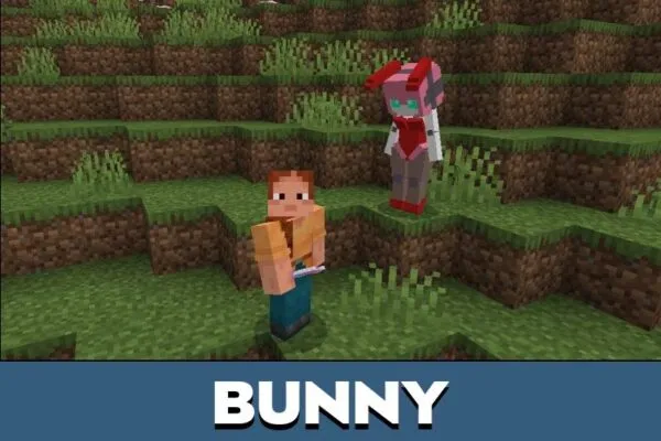 Bunny from Lovely Robots Mod for Minecraft PE