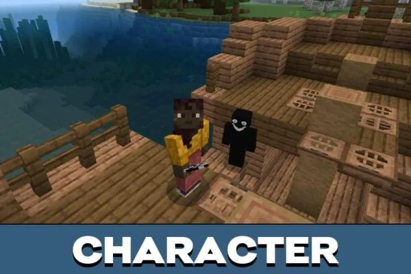 Character from Mimic Mod for Minecraft PE
