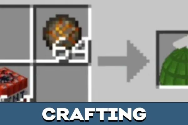 Crafting from Throwable Grenades Mod for Minecraft PE