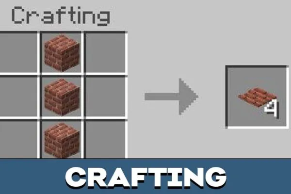 Crafting from Path Blocks Mod for Minecraft PE