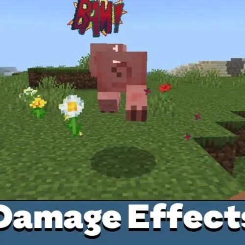 Damage Effects Mod for Minecraft PE