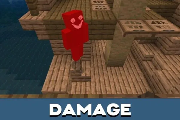 Damage from Mimic Mod for Minecraft PE