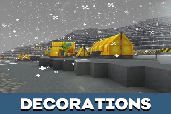 Decorations from Everest Map for Minecraft PE