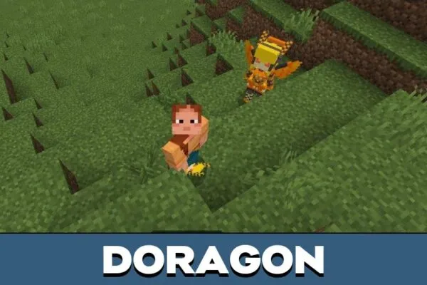 Doragon from Lovely Robots Mod for Minecraft PE