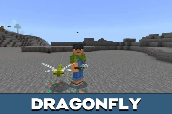 Dragonfly from Naturalist Mod for Minecraft PE