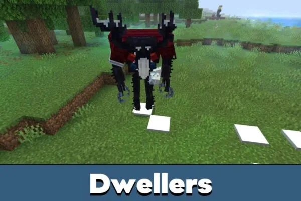 Monster from Dwellers Horror Mod for Minecraft PE