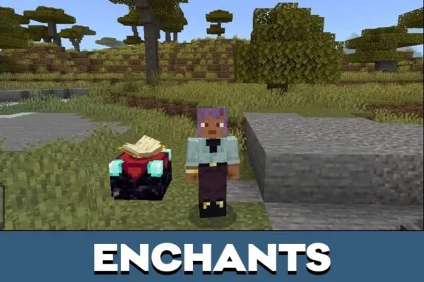 Enchants from Better Mending Mod for Minecraft PE
