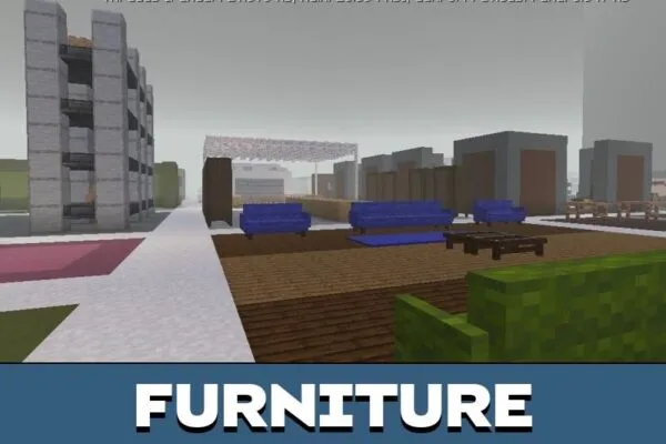 Furniture from IKEA 3008 Closing Time Map for Minecraft PE