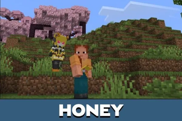 Honey from Lovely Robots Mod for Minecraft PE