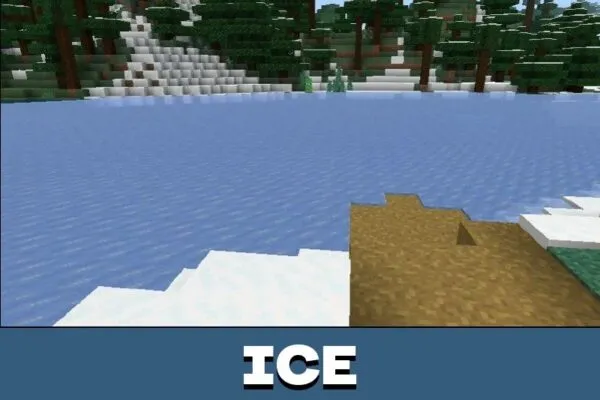 Ice from Fishys Wonderful Shader for Minecraft PE