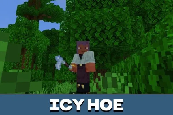 Ice Hoe from Alloys Mod for Minecraft PE