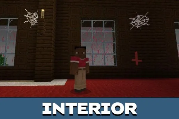 Interior from Death Mansion Map for Minecraft PE