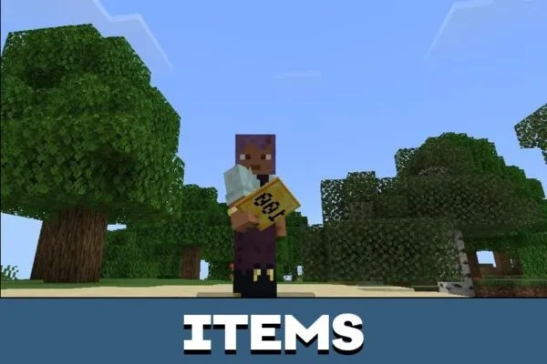 Items from Essentials Mod for Minecraft PE