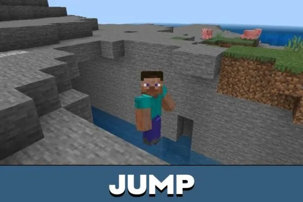 Jump from Detailed Animations Texture Pack for Minecraft PE
