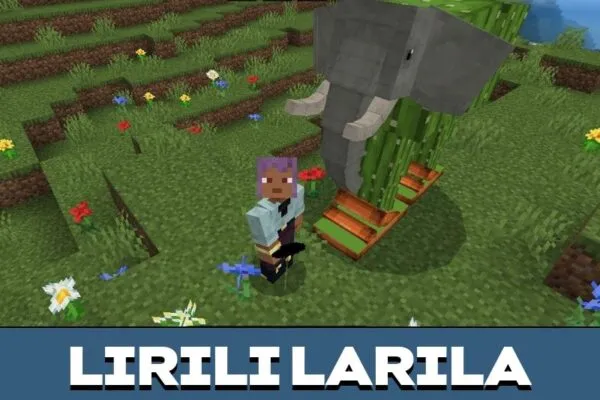Lirili Larila from Brainrot Mod for Minecraft PE