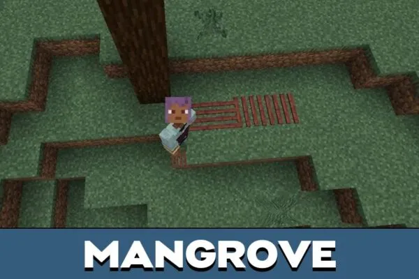 Mangrove from Path Blocks Mod for Minecraft PE