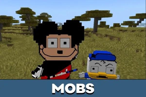 Mobs from Sr Pelo Mod for Minecraft PE
