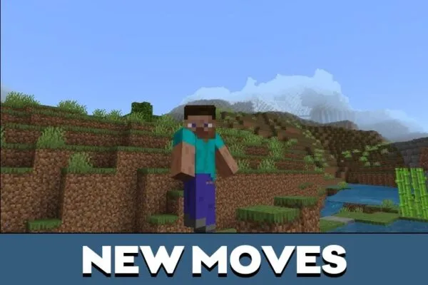 Moves from Detailed Animations Texture Pack for Minecraft PE