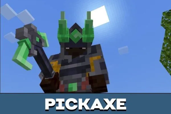 Pickaxe from Spectre Bound Equipment Mod for Minecraft PE