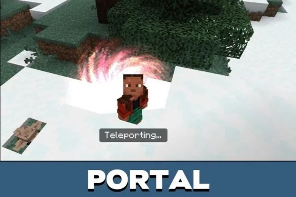 Portal from Immersive Horror Mod for Minecraft PE