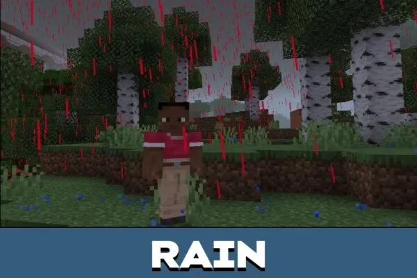 Rain from Death Mansion Map for Minecraft PE