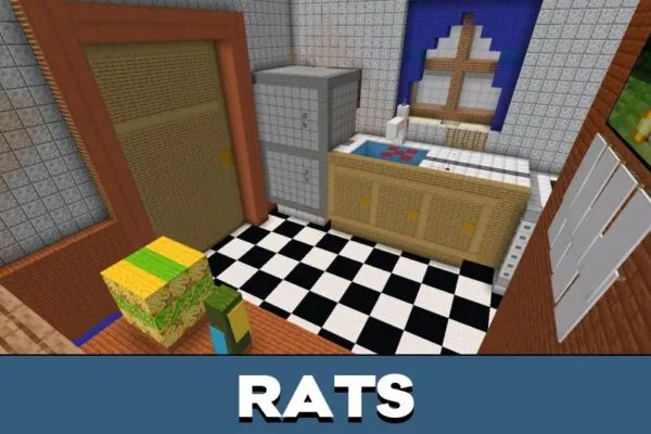 Rats from CS GO Map for Minecraft PE