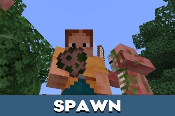 Spawn from Pigman Texture Pack for Minecraft PE