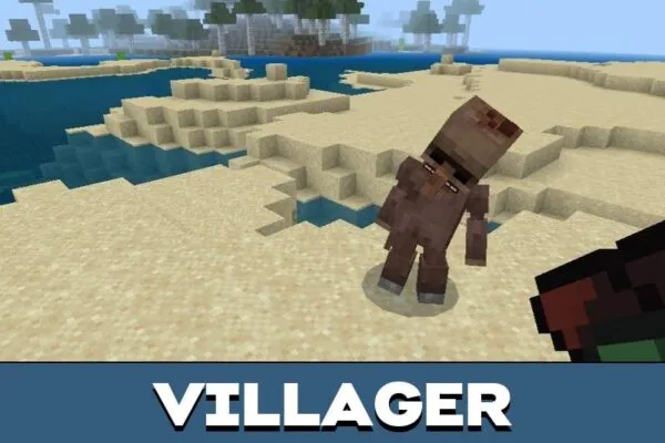 Villager from Fungus Hazard Mod for Minecraft PE