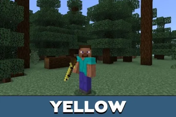 Yellow Musket Mod for Minecraft PE
