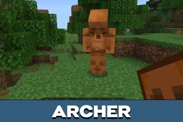 Archer from Copper Soldier Mod for Minecraft PE