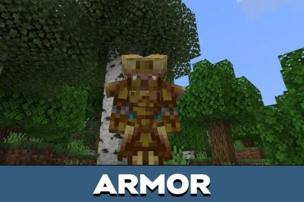Armor from Dragon Mount Mod For Minecraft PE