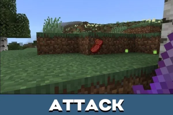 Attack from Random Enchant Mod for Minecraft PE