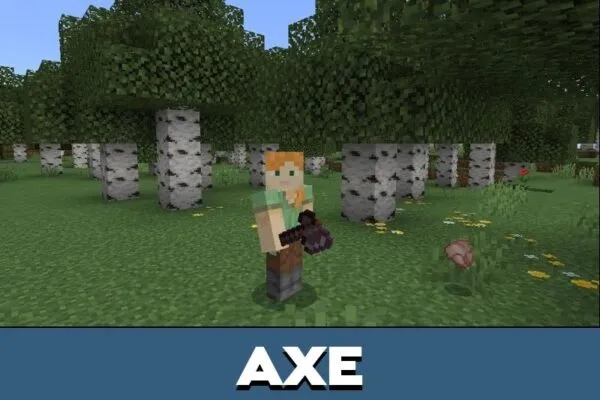 Axe from Random Enchant Mod for Minecraft PE