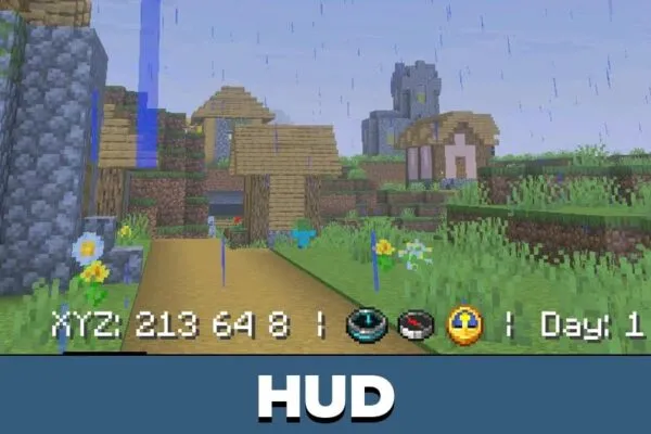 HUD from Better Days Texture Pack for Minecraft Bedrock