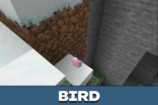 Bird from Parrot Mod for Minecraft PE