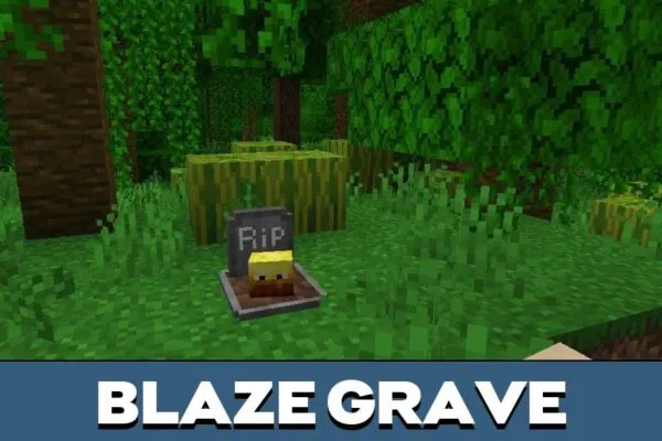 Blaze from Gravestone Mod for Minecraft PE