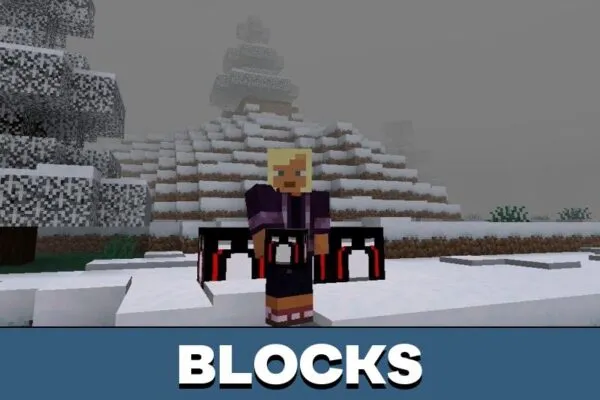 Blocks from Horror Environment Mod for Minecraft PE